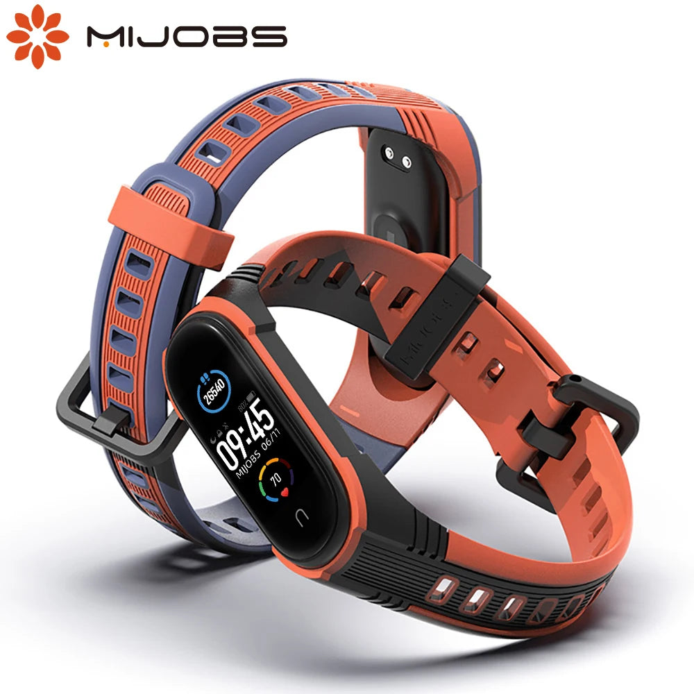 For Mi Band 6 5 7 8 Strap Wrist Band For Xiaomi Mi Band 7 5 4 Strap Silicone Wristband For Miband 6 7 8 Bracelet NFC Global Band