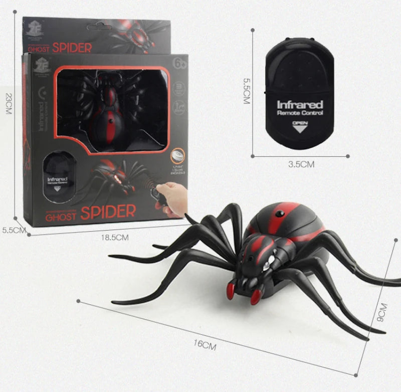 Infrared RC Remote Control Animal insect Toy Smart Cockroach Spider Ant Insect Scary Trick Halloween Toy Christmas kids Gift