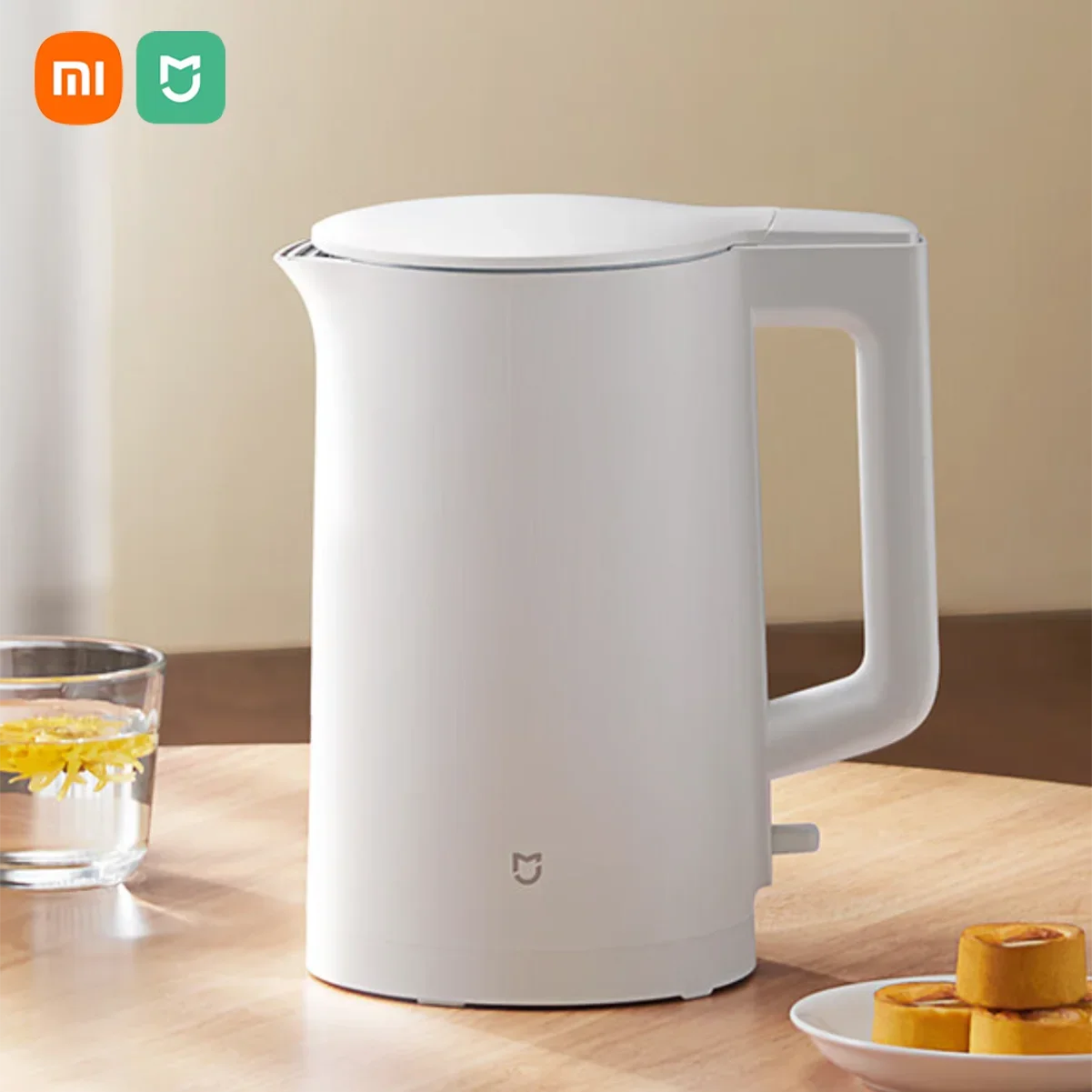 XIAOMI MIJIA Electric Kettle N1 1500W Fast Hot Boiling Stainless Water Kettle  Teapot Overheat Protection Anti-dry Protection