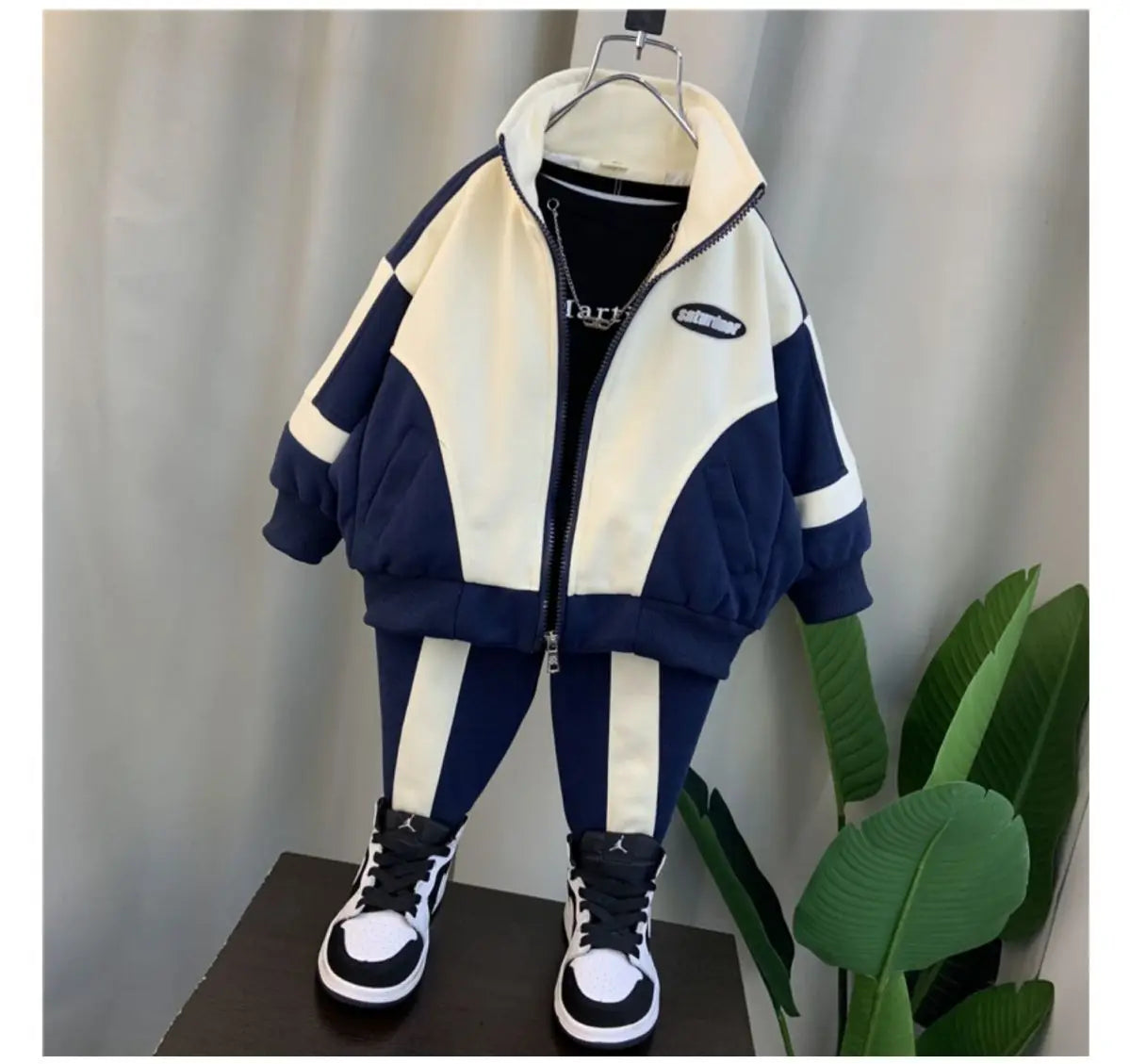 Children's Clothing Set Spring and Autumn Season New Boys and Babies Casual Jackets and Pants 2-piece Set Korean Sportswear