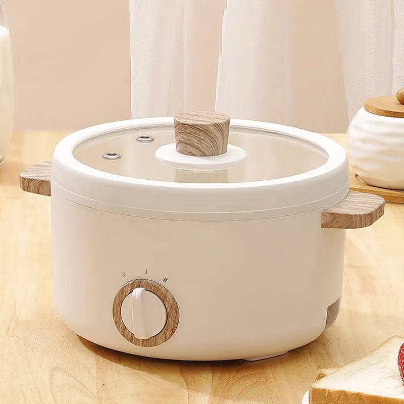 Multi-function Mini Cookers Electric Cooking Boiling Pot Electric Heat Pan Dormitory Household 1-2 People Electric Rice Cookers