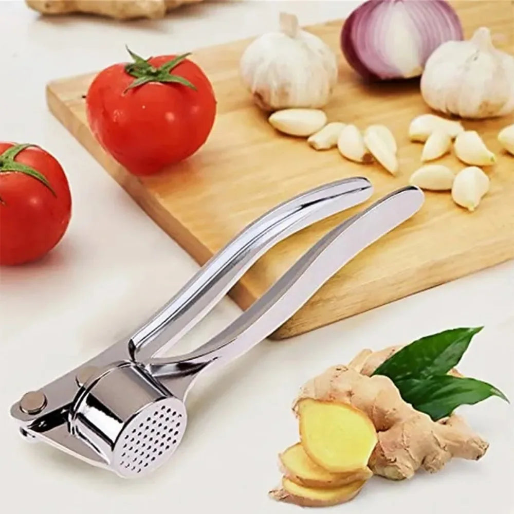 Manual Garlic Press Stainless Steel Garlic Crusher Ginger Squeezer Garlic Grinder Mincer Kitchen Gadgets