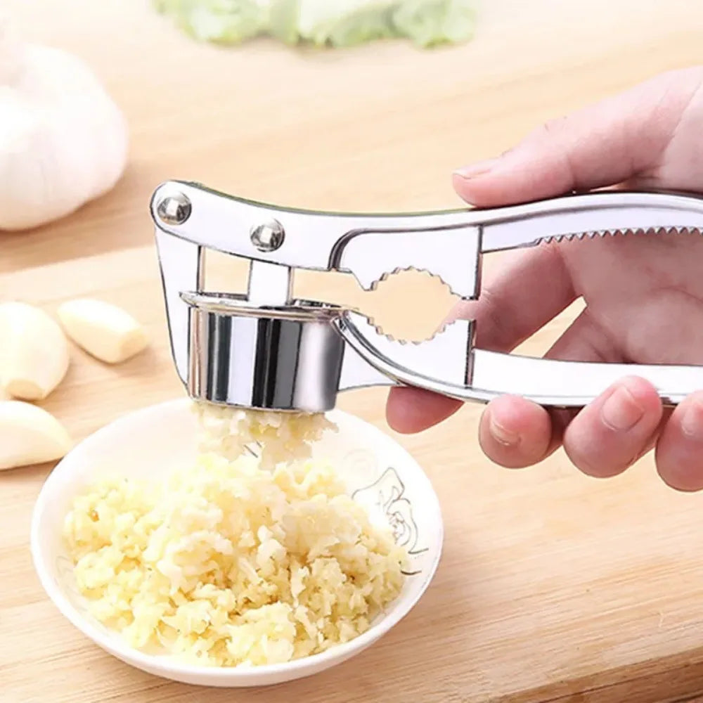 Manual Garlic Press Stainless Steel Garlic Crusher Ginger Squeezer Garlic Grinder Mincer Kitchen Gadgets