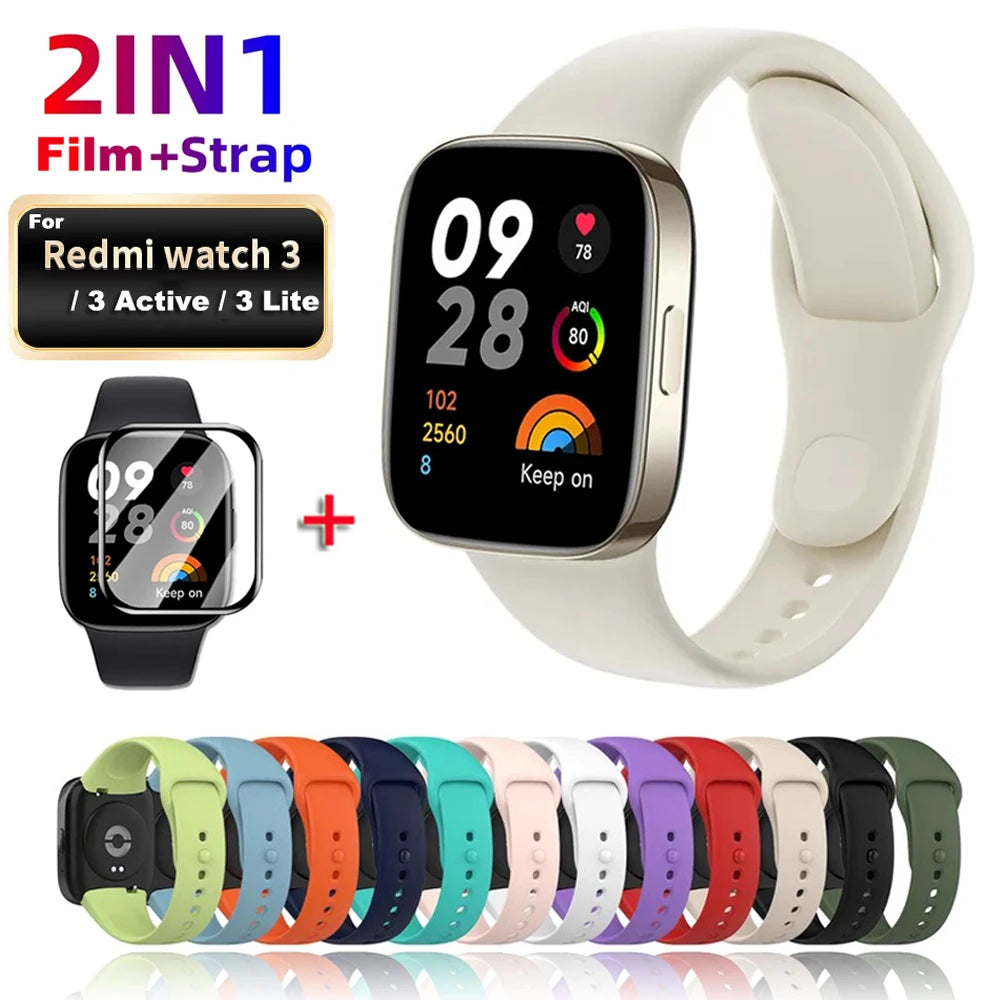 Replacement Watch Strap For Xiaomi Redmi Watch 3 Watchbands Strap For Redmi Watch 3 Active/Lite Strap Correa Bracelet