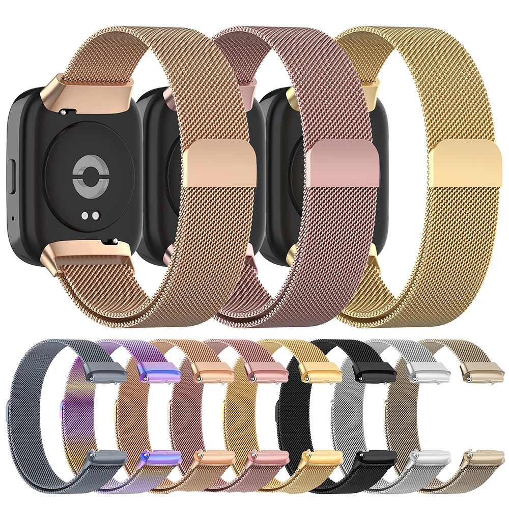 Milanese Loop Strap For Redmi watch 3 Active Bracelet Smart watch watchband For Xiaomi Redmi Watch 3 Active Correa Metal Strap